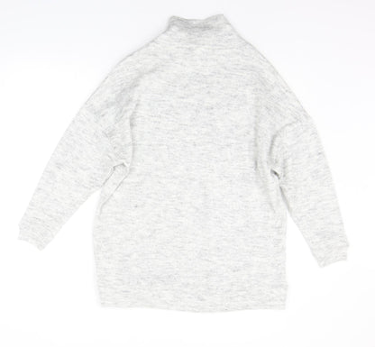 Womens UK Size S New Look Grey Pullover Jumper