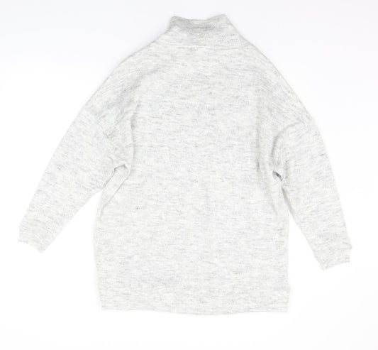 Womens UK Size S New Look Grey Pullover Jumper
