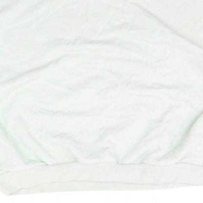 Womens UK Size L Divided Green Pullover Jumper