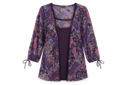 Womens UK Size 12 Marks and Spencer Purple Basic Blouse