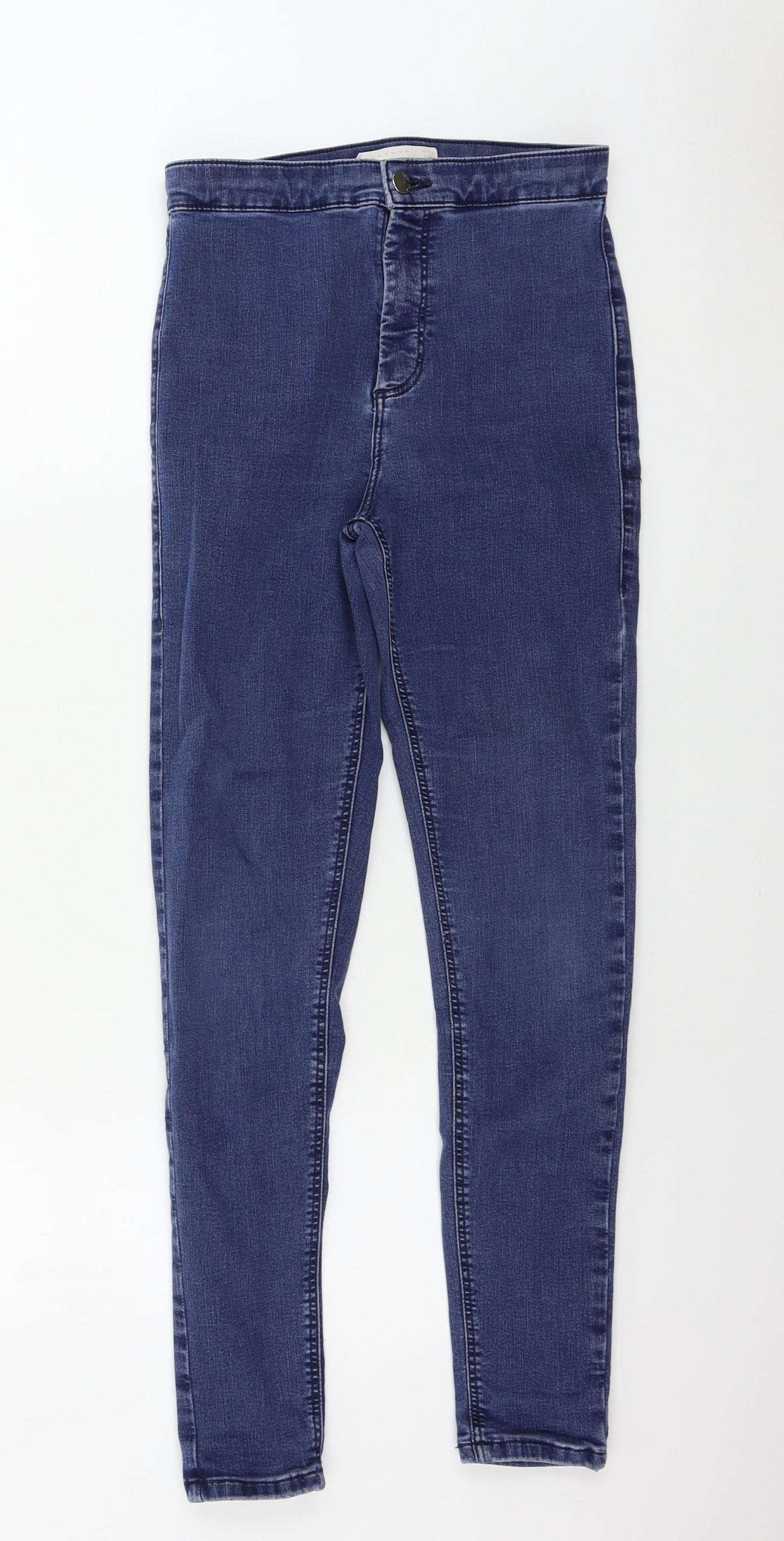 Mens UK Size 30 in Topshop Regular Fit Skinny Blue Jeans