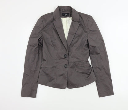 Womens UK Size 6 H&M Regular Grey Blazer