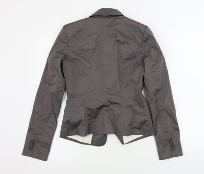 Womens UK Size 6 H&M Regular Grey Blazer