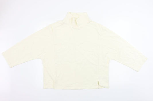 Womens UK Size 14 Marks and Spencer Ivory Pullover Jumper