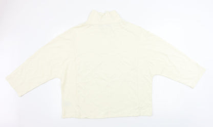 Womens UK Size 14 Marks and Spencer Ivory Pullover Jumper