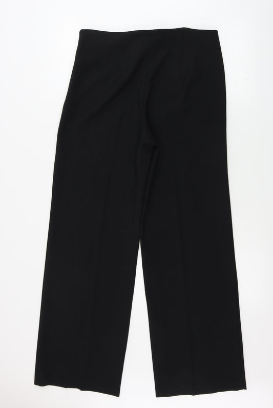 Womens UK Size 12 Marks and Spencer Regular Fit  Black Trousers