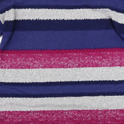 Bonmarché  Womens Blue Striped  A-Line  Size 14