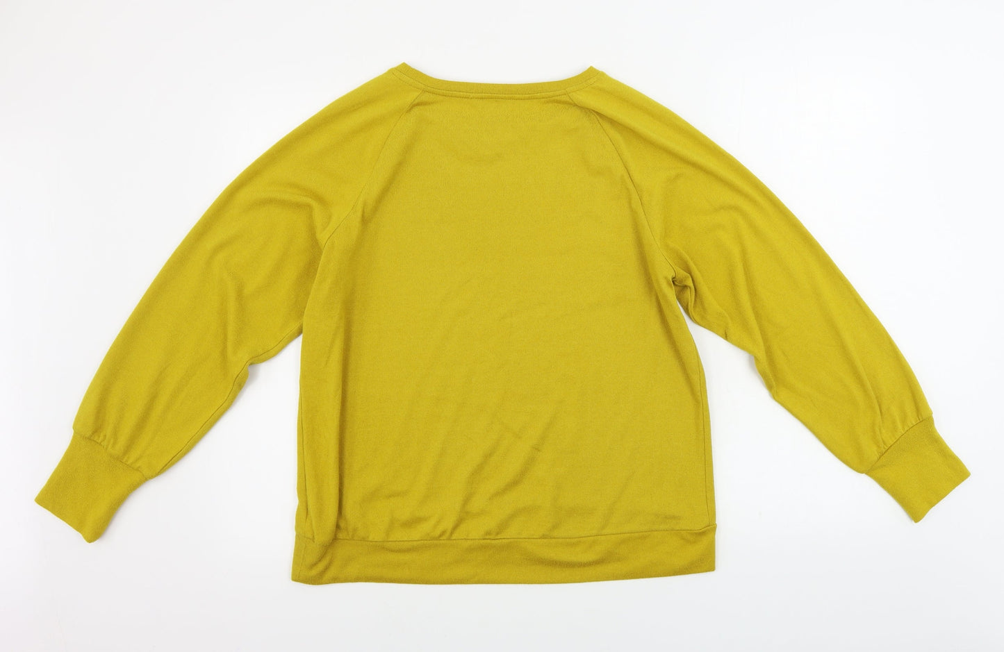 F&F  Womens Yellow   Pullover Jumper Size 12