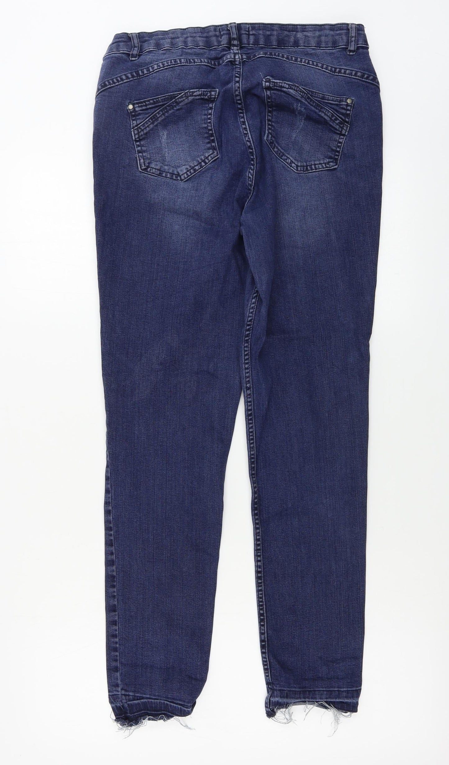 Mens UK Size 16 Selected Regular Fit Skinny Blue Jeans