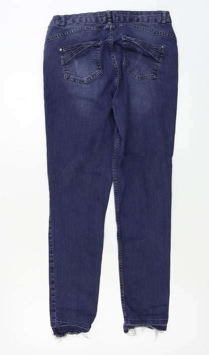 Mens UK Size 16 Selected Regular Fit Skinny Blue Jeans