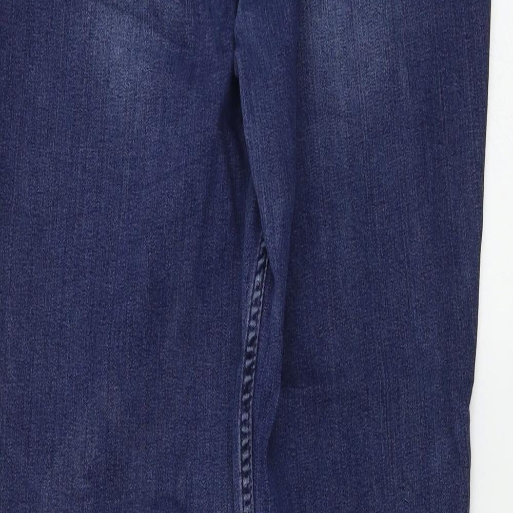 Mens UK Size 16 Selected Regular Fit Skinny Blue Jeans