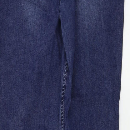 Mens UK Size 16 Selected Regular Fit Skinny Blue Jeans