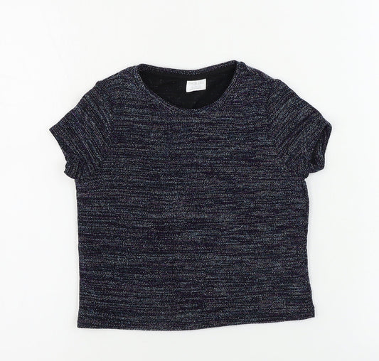 F&F  Girls Blue   Basic T-Shirt Size 4-5 Years