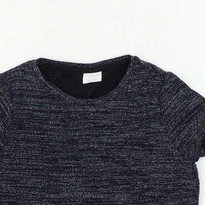 F&F  Girls Blue   Basic T-Shirt Size 4-5 Years