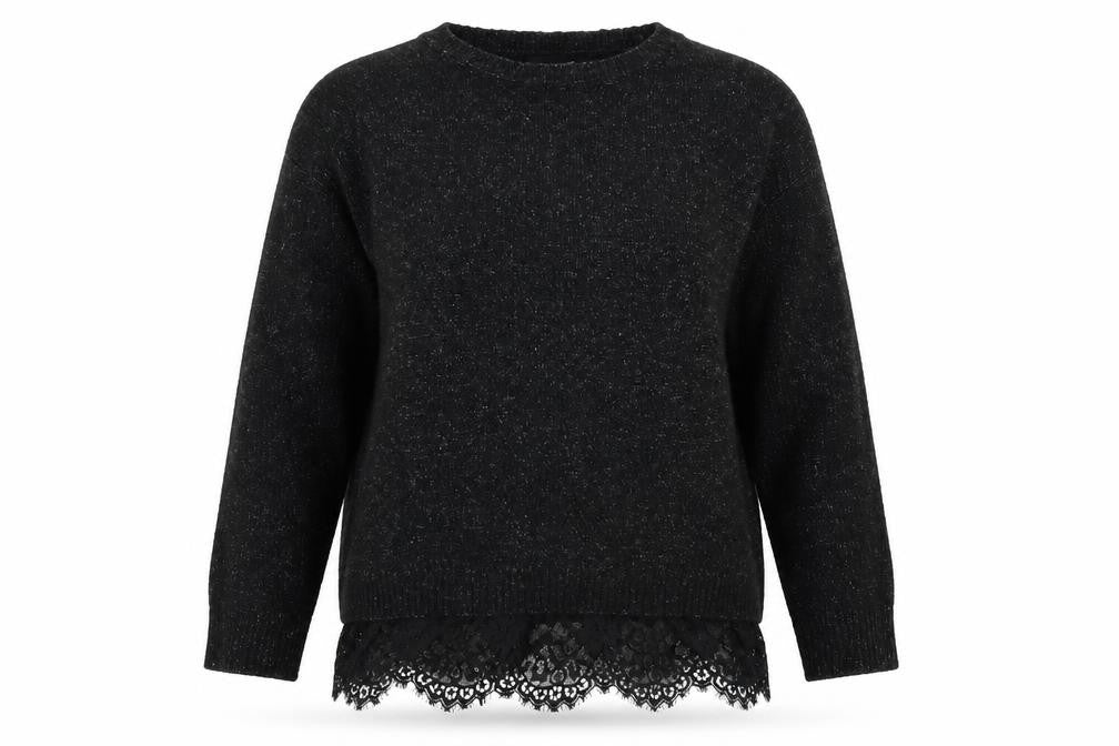 Womens UK Size M Atmosphere Black Pullover Jumper