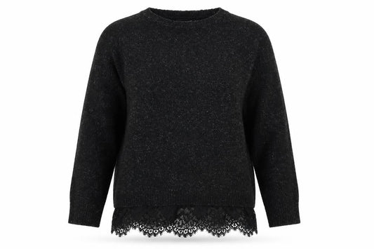Womens UK Size M Atmosphere Black Pullover Jumper