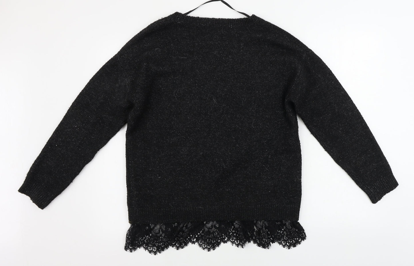 Womens UK Size M Atmosphere Black Pullover Jumper