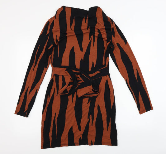 Principles  Womens Brown Animal Print  Bodycon  Size 10