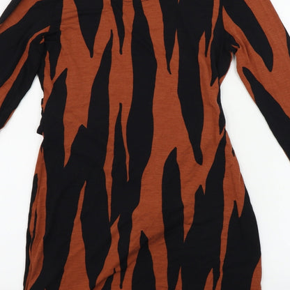 Principles  Womens Brown Animal Print  Bodycon  Size 10