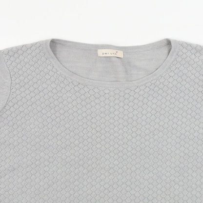 Womens UK Size 14 Marks and Spencer Grey Pullover Jumper