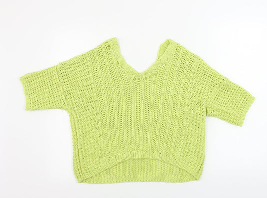 Womens UK Size 14 Next Green Pullover Jumper