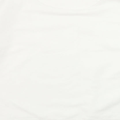 Womens UK Size M NEXT White Pullover Jumper