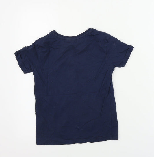 George  Boys Blue   Basic T-Shirt Size 6 Years