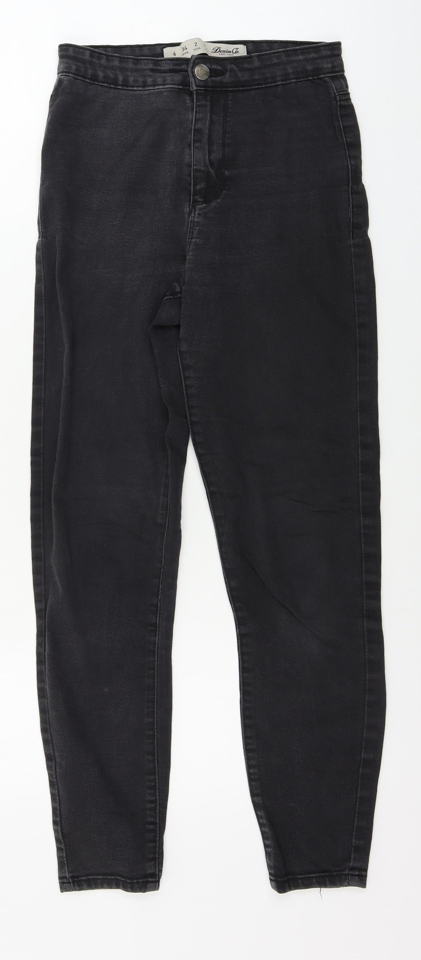 denim co Womens Black   Skinny Jeans Size 6 L24 in