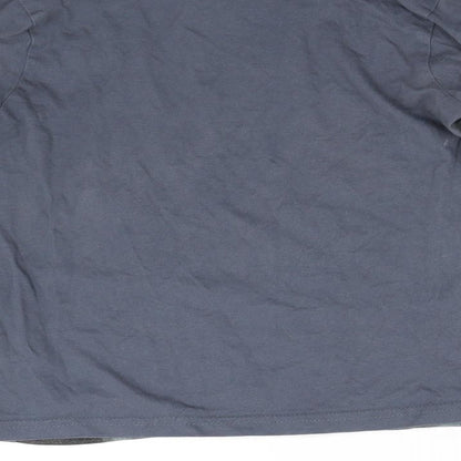 DC Comics Boys Grey Solid   Pyjama Top Size 7-8 Years  - Bat Man Torso