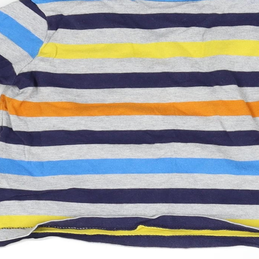 Nutmeg Baby Multicoloured Striped  Basic T-Shirt Size 12-18 Months