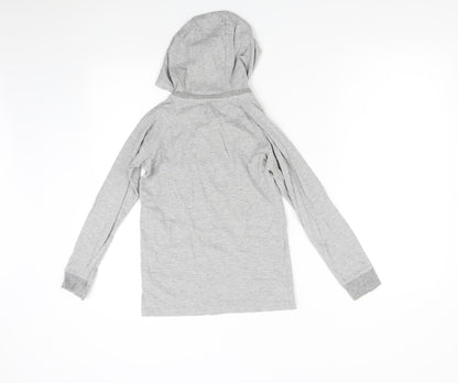 Debenhams Boys Grey   Pullover Hoodie Size 9-10 Years