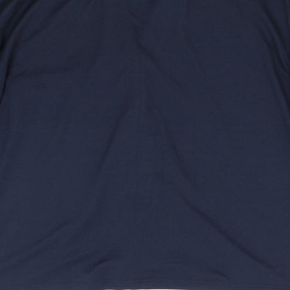 Sleep In Womens Blue Solid  Top Pyjama Top Size 10