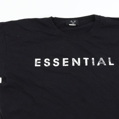 AX Paris Womens Black   Basic T-Shirt Size M