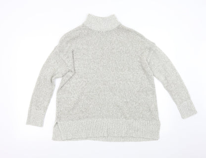 Womens UK Size M New Look Grey Pullover Jumper