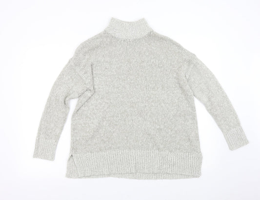 Womens UK Size M New Look Grey Pullover Jumper