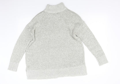 Womens UK Size M New Look Grey Pullover Jumper