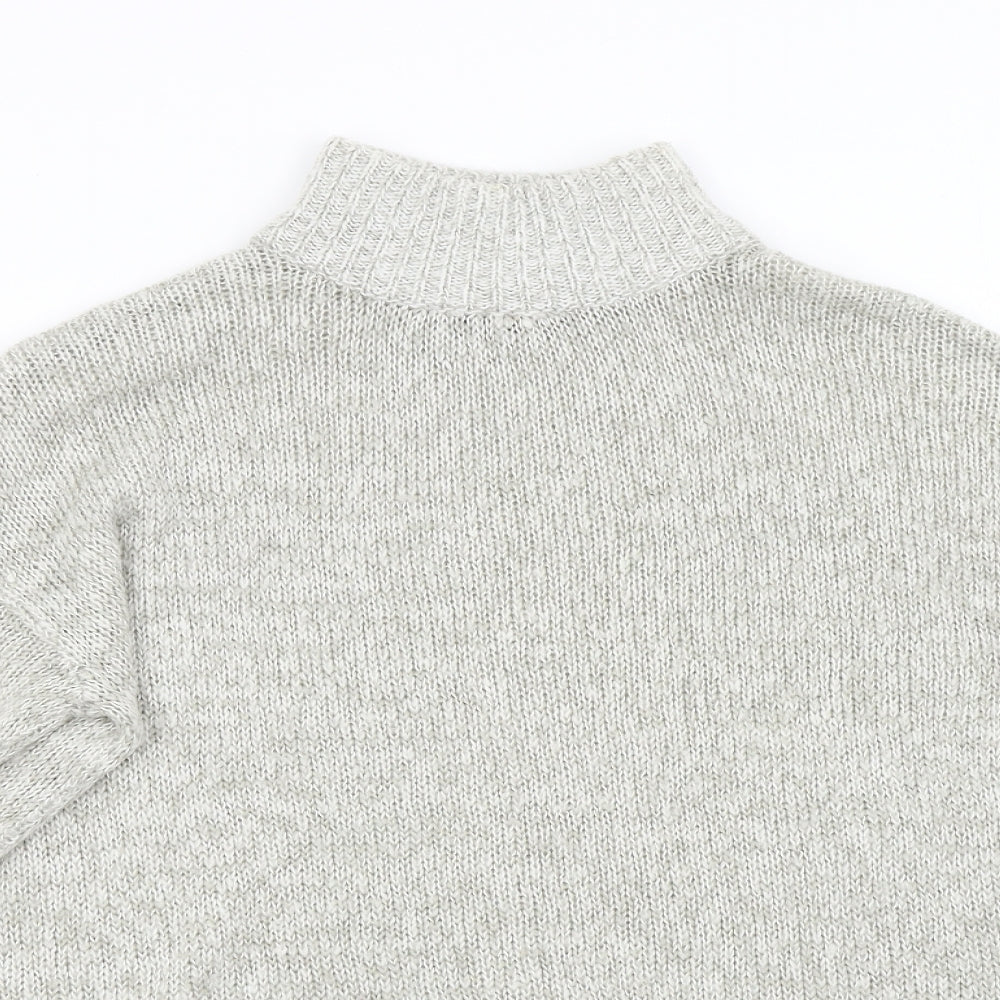 Womens UK Size M New Look Grey Pullover Jumper