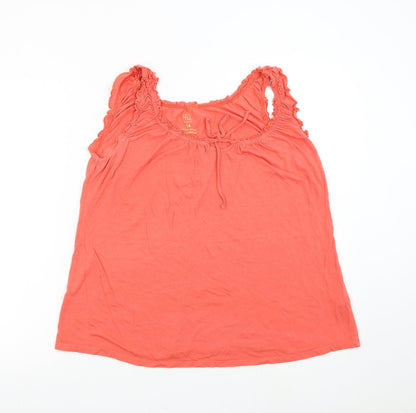 TU Womens Orange   Basic Tank Size 14