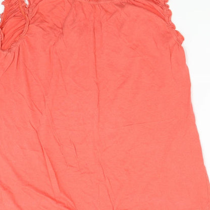 TU Womens Orange   Basic Tank Size 14