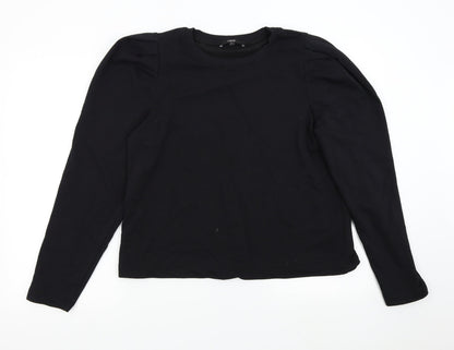Womens UK Size M NEXT Black Pullover Sweatshirt