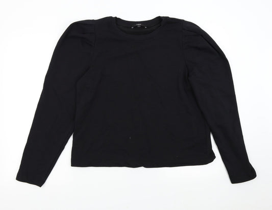 Womens UK Size M NEXT Black Pullover Sweatshirt