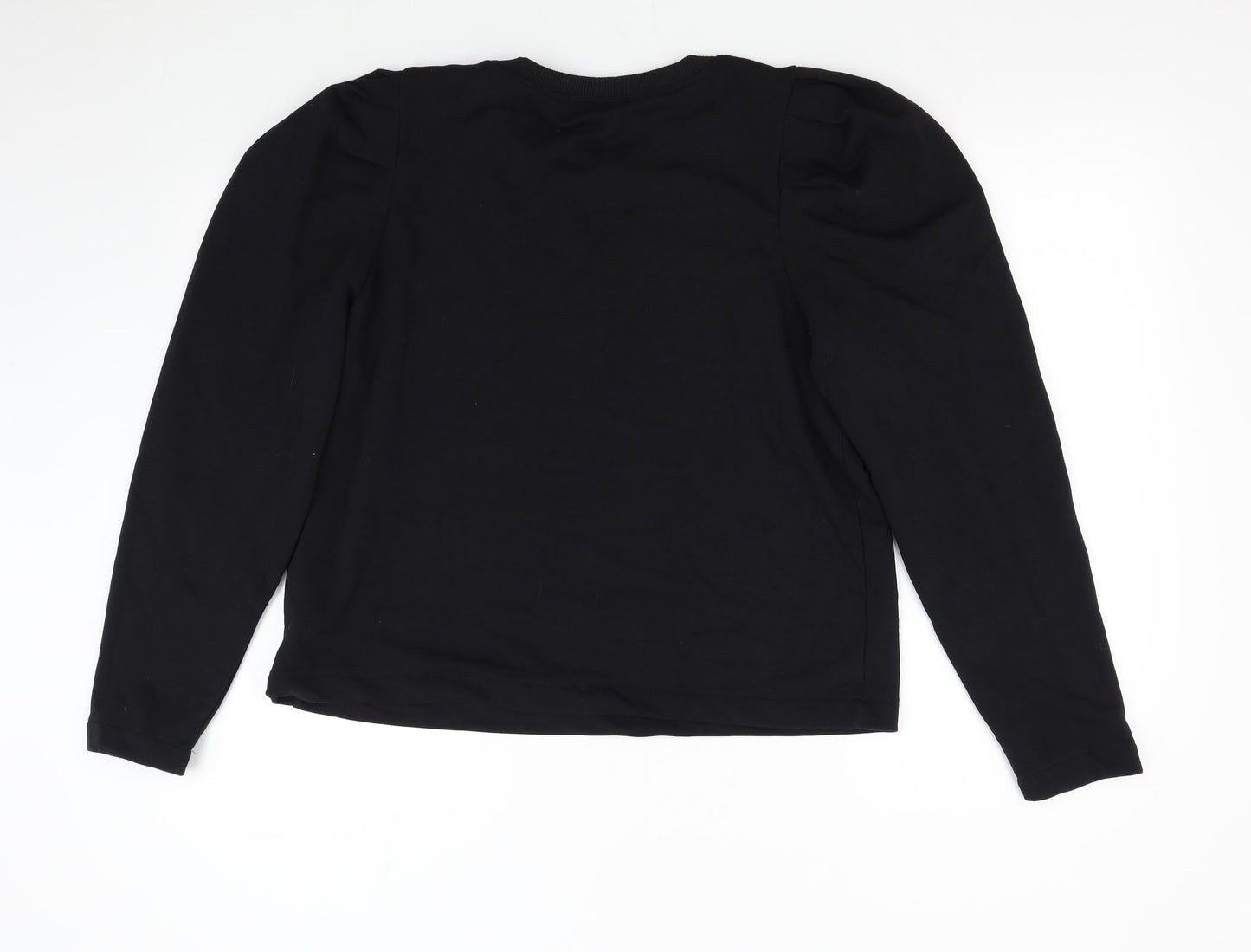 Womens UK Size M NEXT Black Pullover Sweatshirt