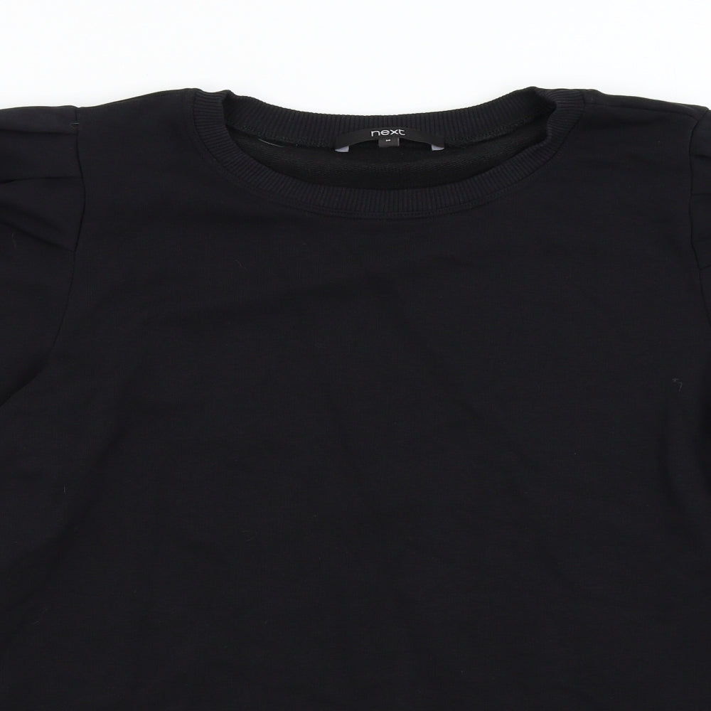 Womens UK Size M NEXT Black Pullover Sweatshirt