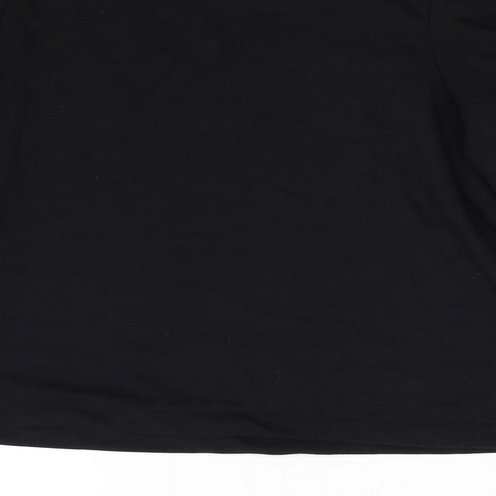 Womens UK Size M NEXT Black Pullover Sweatshirt