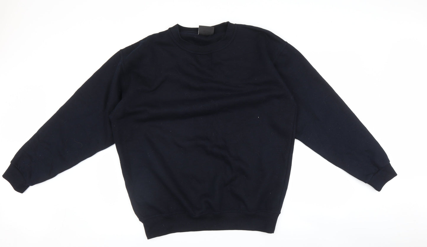 Ultimate Clothing Company Mens Blue   Pullover Sweatshirt Size L