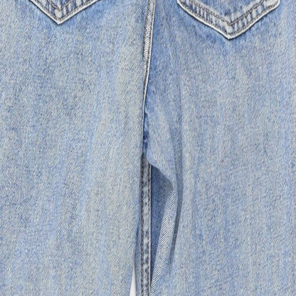 Boohoo Womens Blue   Straight Jeans Size 10 L26 in