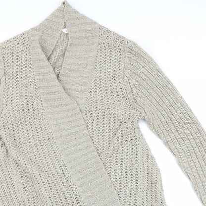 BHS Womens Beige   Full Zip Jumper Size 16