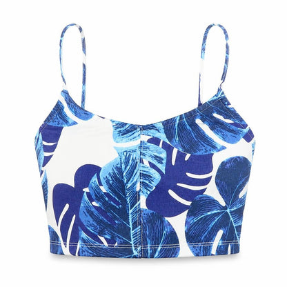 Womens UK Size 8 Topshop Blue Basic Tank