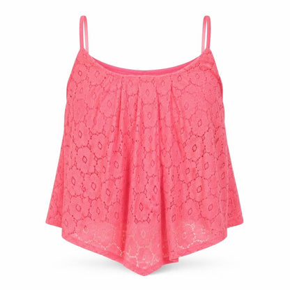 Womens UK Size 8 New Look Pink Basic Tank