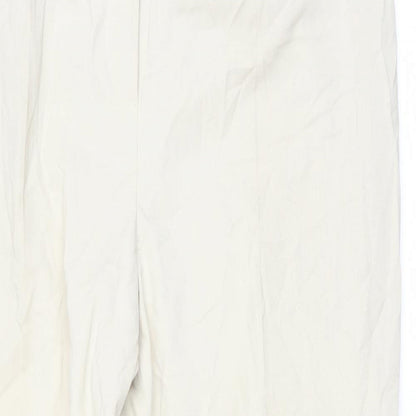 Katy Baker Womens Beige   Trousers  Size 16 L27.5 in